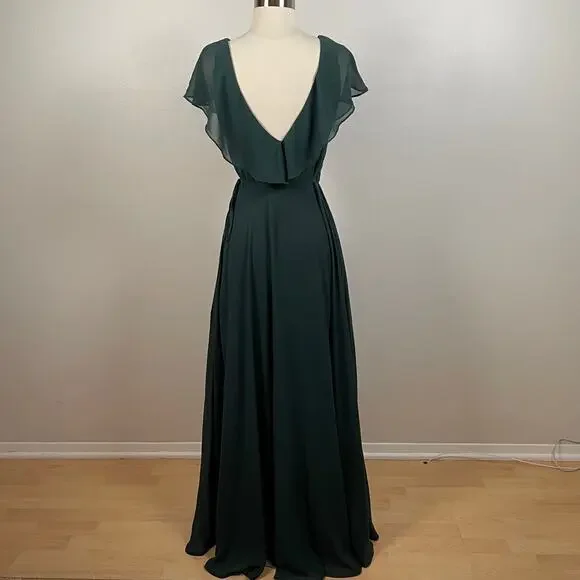 Levkoff • Bridesmaid Dress 7112 Evergreen - Picture 3 of 4